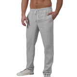 Dressy Men's Linen-Blend Summer Pants