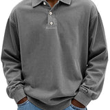 Premium Men's Polo Collar Sweater