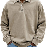 Premium Men's Polo Collar Sweater