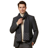 Jonas Men's Cashmere Merino Wool Scarf - Black