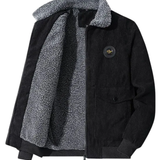 Men's Corduroy Jacket with Fleece Lining