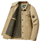 Elegant Men's Cotton Windbreaker