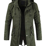 Long Men's Cargo Parka