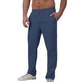 Dressy Men's Linen-Blend Summer Pants
